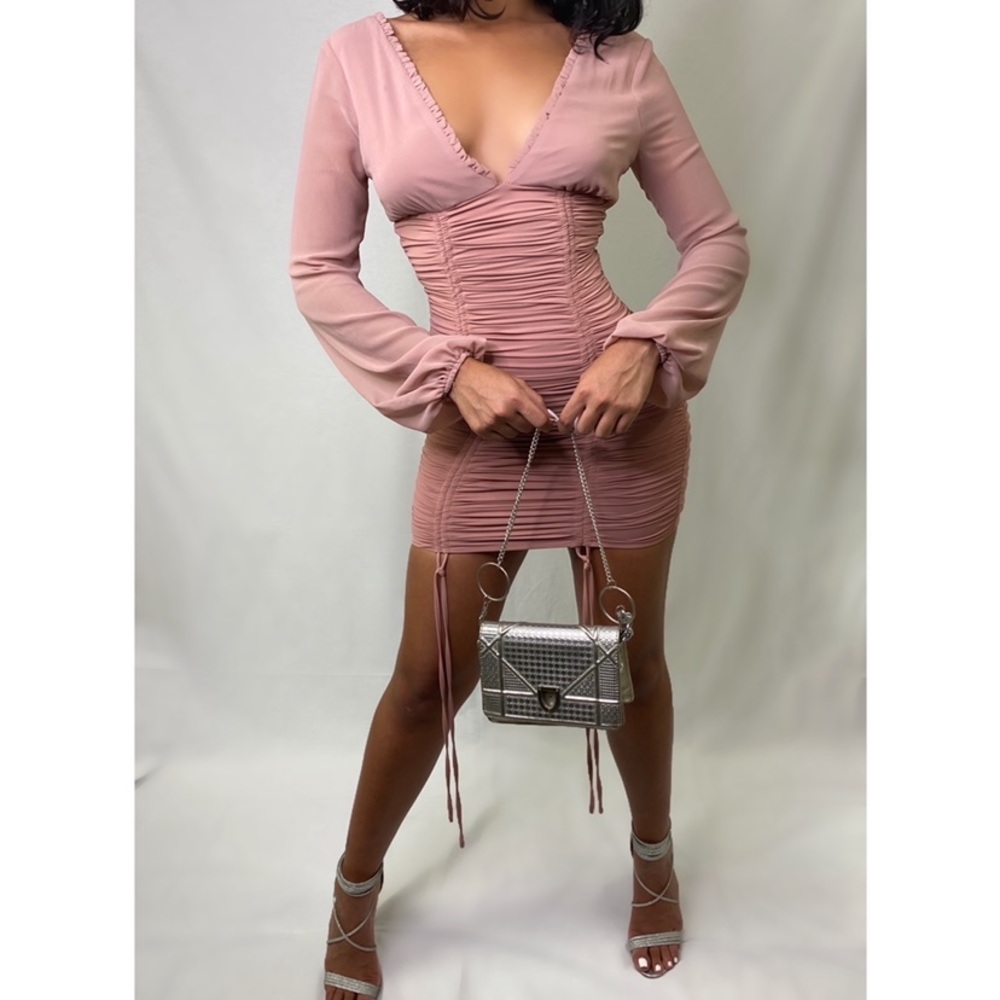 Tiger mist blush pink dress